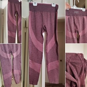 PINK Dark Taupe Seamless Workout Tights